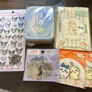 6点セット シールand文具