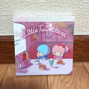 【2023年サンリオ新品】 リトルツインスターズ リングメモ帳 シティポップデザイン