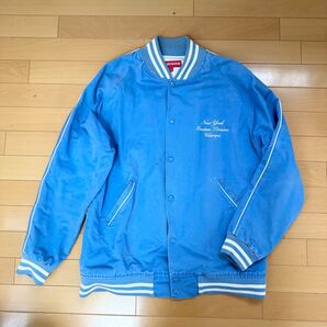 Supreme 初期 スクリプトバーシティジャケット スタジャン Lライトブルー