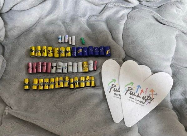 Hey! Say! JUMP 歴代銀テープ 落下物ハート レア銀テ