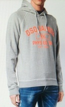 ★新品6.8万! DSQUARED2 リッチでお洒落!!存在感抜群☆S71GU0290 都会派オトナの今ドキ!!格上げ☆お目立ち♪秀逸ロゴデザインパーカー＜M＞_画像8