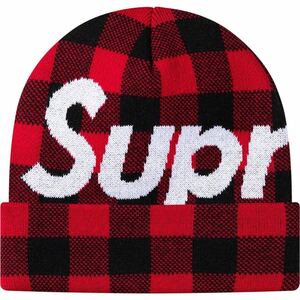 【新品未使用】 20AW 21 新品 新作 SUPREME シュプリーム BIG LOGO BEANIE ピーニー 帽子 ぼうし CAP キャップ 赤 レッド 即決早い者勝ち