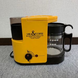 HITACHI ミル付きコーヒーメーカー 日立 昭和家電ビンテージ レトロ動作未確認現状渡し