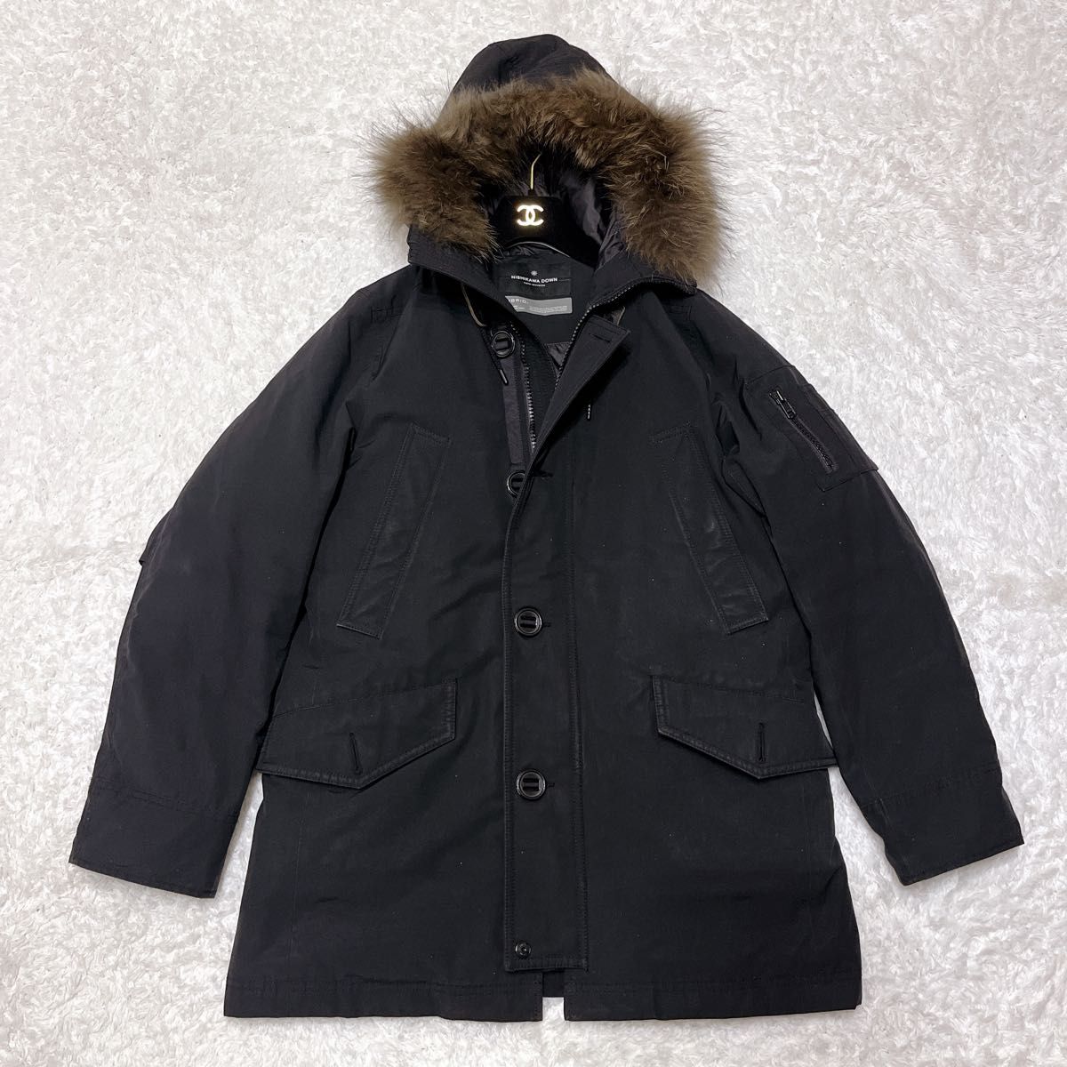 ナノユニバース 西川ダウン nano universe nishikawa down ブラック アークティックダウン hybrid