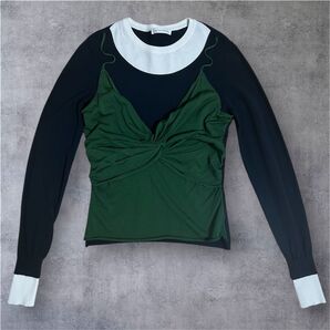 15SS JW ANDERSON レイヤードキャミソールカットソー