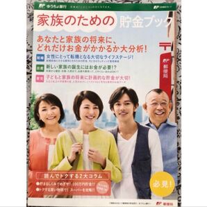 笑福亭鶴瓶 佐藤健 長澤まさみ ゆうちょ銀行 カタログ パンフレット