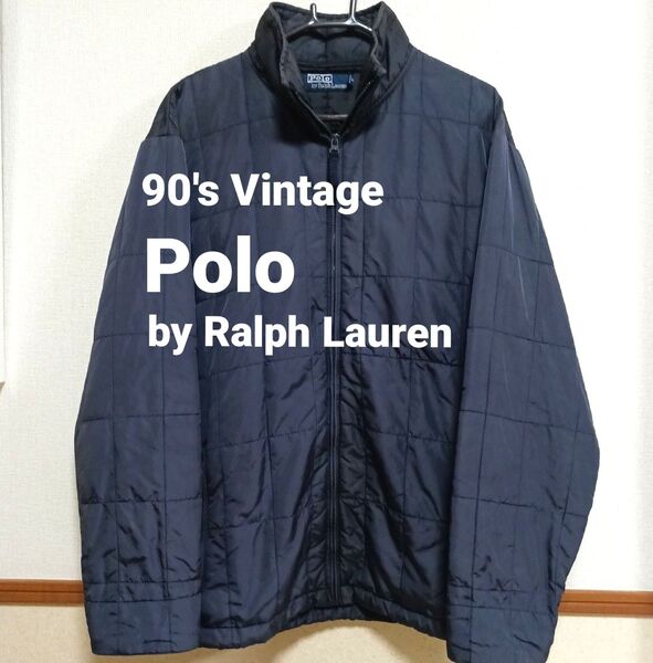 90's Vintage Polo by Ralph Lauren ポロ バイ ラルフローレン 中綿キルティングジャケット