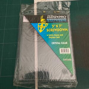 未開封新品 デッドストック 倉庫保管品 ウルトラプロ UltraPRO スクリューダウン SCREWDOWN 5x7 81207 D