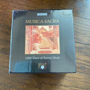 未開封新品　デッドストック　倉庫保管品　CD 輸入盤　MUSICA SACRA 1000 Years of Sacred Music 25枚組
