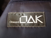 OAK オーク オールシーズン 2釦 紺 ブレザー テーラード ジャケット 金釦 S相当_画像7