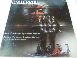 ★O.S.T. (ANDRE PREVIN) - ROLLERBALL　★US ORIGINAL ハード・カバー・ジャケ