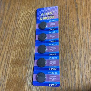 リチウムボタン電池 CR2032 5個 使用期限 2029年12月末(パッケージ裏に記載あり)