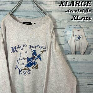 XLARGE MAGIC HAPPENS CREWNECK SWEATSHIRT スウェット トレーナー XL ビッグサイズ