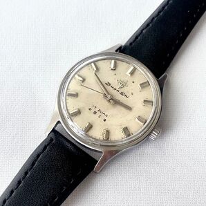 ZUANSHI (ダイヤモンドの意味)上海製 17石メンズ手巻き腕時計 稼動