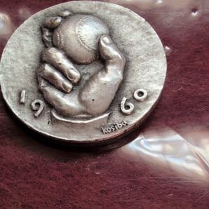 ★【法政二】昭和35年・第42回全国高校野球選手権大会優勝メダル