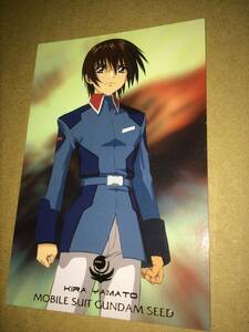 Мобильный костюм Gundam Seed Photo Collection Collection Collect Card Kira / Yamato 37 Gold Lygle редкая коллекция