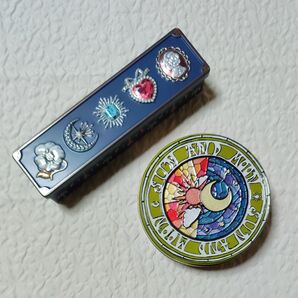 クッキー缶 2個セット 缶 ジュエリー アンティーク 小物入れ