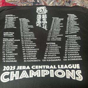 優勝記念Tシャツ 阪神タイガース 黒 選手一覧 XL