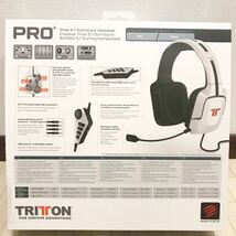 【美品】TRITON PRO True 5.1 Surround Headset トライトン ヘッドセット DOLBY MADCATZ XBOX PS3 PS4 PC Mac 追加ヘッドセット_画像5
