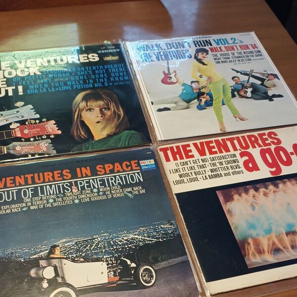 The Ventures ベンチャーズ LP レコード 4枚セット 赤盤あり