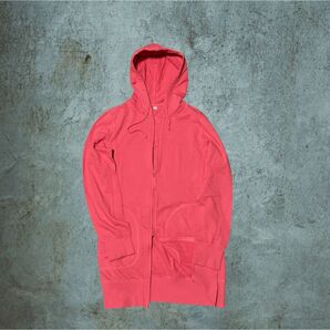 archive アーカイブ ダブルジップ hoodie パーカー ピンク L