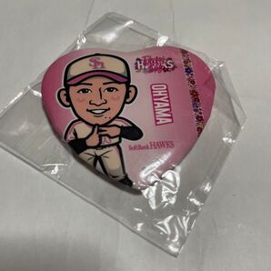 福岡ソフトバンクホークス 大山選手缶バッジ