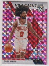 NBA COBY WHITE No.264 NBA DEBUT 2019-20 PANINI MOSAIC Pink Camo BASKETBALL REFRACTOR コービー・ホワイト リフラクターカード_画像1