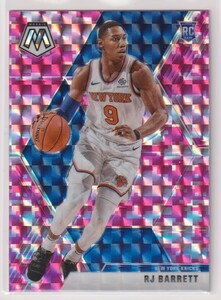 NBA RJ BARRETT No.229 ROOKIE CARD 2019-20 PANINI MOSAIC Pink Camo BASKETBALL REFRACTOR R・J・バレット リフラクターカード