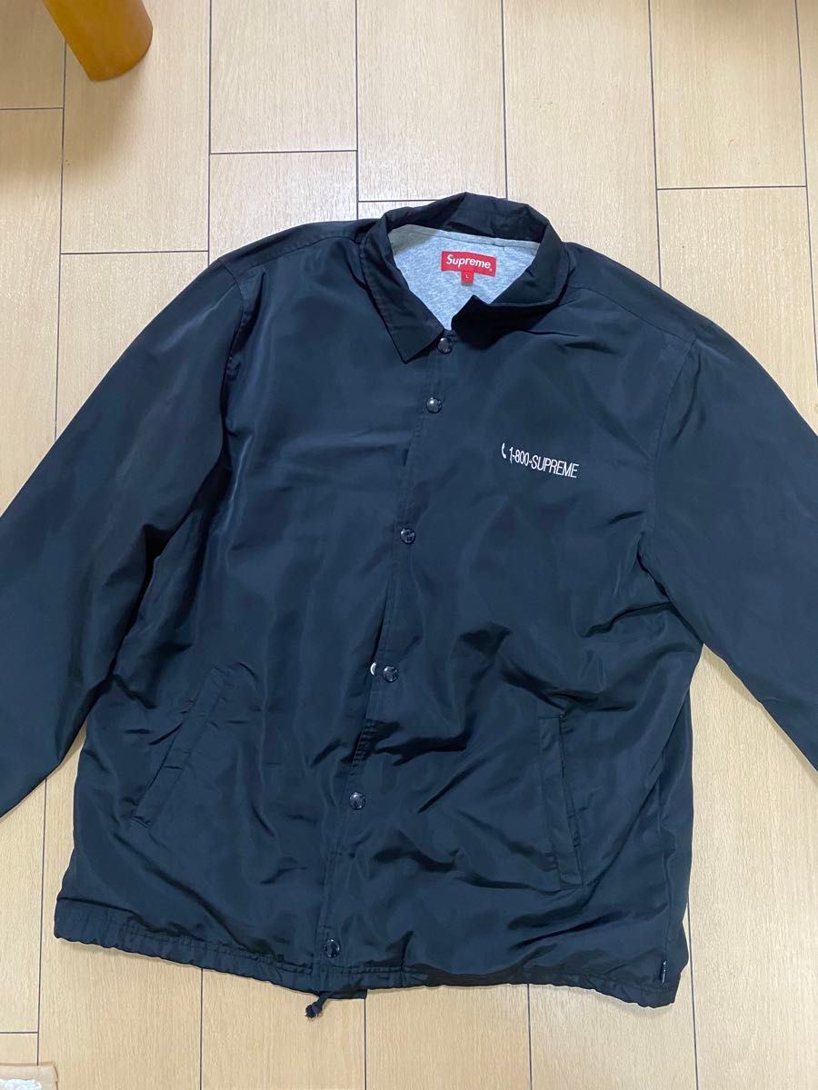 Supreme 1-800 Coaches Jacket コーチジャケット ブラック