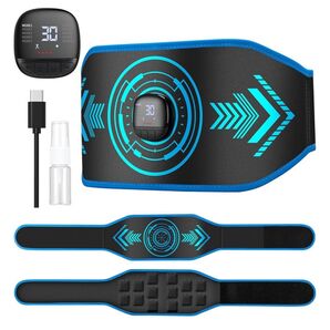 EMS 腹筋ベルト【2025腹筋強化最適解・消費カロリーリアルタイム表示】