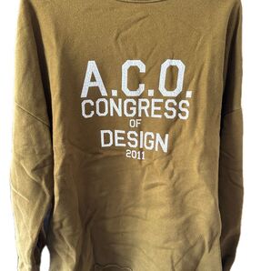 coca A.C.O. CONGRESS OF DESIGN 2011 ロゴスウェット カーキ