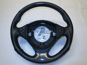  ultra rare! E39 BMW E46 Z3 E38 E36 carbon combination steering gear steering wheel control number (Q-5406)