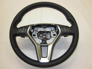  new same! W204 W219 W218 R172 CLS original leather steering gear steering wheel A 218 460 2018 9E38 control number (X-6729)