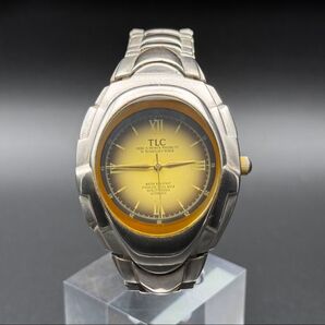 TLC メンズ シルバーウォッチ 電池交換済 稼働品