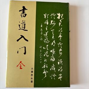 書道入門(全)大貫思水 著 日本文芸社 書道入門