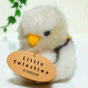 Little collection decoy white gamo small bird mascot seat gchi Showa Retro that time thing little collection soft toy 