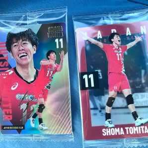 男子バレー日本代表ツインウエハース2025【富田将馬】セット