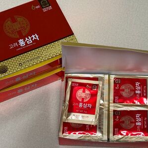 高麗紅参茶 6年根 3箱75包 韓国健康食品