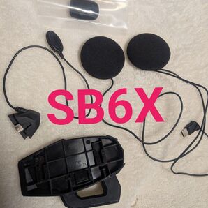 B+COM ビーコム SB6X ワイヤーマイク 新品スポンジ付 取付ベース インカム バイク ヘルメット ツーリング