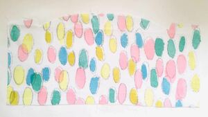  prompt decision *mina perhonen mina perhonen jelly beans Jerry beans large grain hand .. hand ... cloth 14×35.5cm* handmade mask 