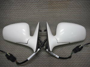 Lincoln Town Car door mirror left right set white 2006 year 