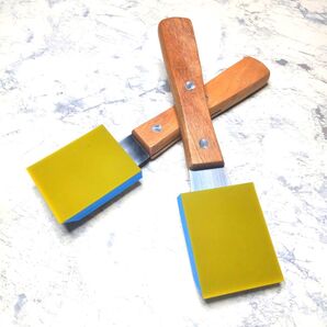 シーリング ヘラ、コーキングヘラ、2本アメゴム+ブルー9mm40幅【送料込み】