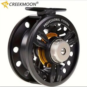 多機能75mm大型アーバーフライフィッシングリール - 交換可能、アルミニウム合金、スムーズCNC加工、左右入れ替え可能