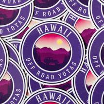 HAWAII OFF ROAD YOTAS ラウンド　紫 ステッカー USDM ハワイ オフロードヨタ タンドラ タコマ ランクル FJクルーザー プラド HDM_画像2