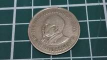 ケニア 1シリング 硬貨 1975年 外国貨幣_画像1