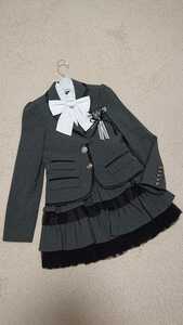 美品 ミチコロンドン コシノミチコ フォーマル スーツ スカート 150cm 卒業式 入学式 お受験 結婚式 フォーマルスーツ 女の子 女子 セット