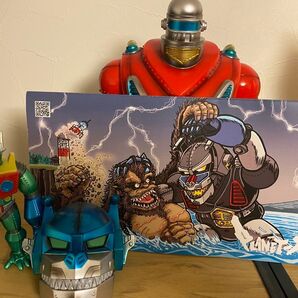 プラネットx Mecha Gigathon ミニソフビ付き メディコムトイ インディーズソフビ ブルマァク マルサン ゾルメン