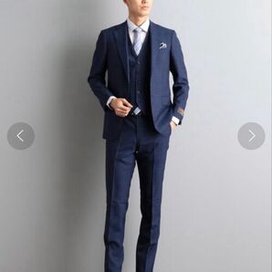 green label relaxing グリーンレーベル カノニコ CANONICO 社会人 スーツ 上下 ネイビー