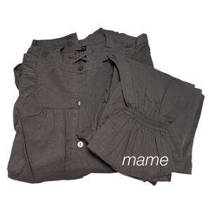 半額以下!未使用☆コットンセットアップ☆ダークグレー☆ジェラートピケ