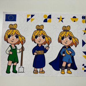 欧州連合 EU エウロパ ステッカー 新品 大阪関西万博